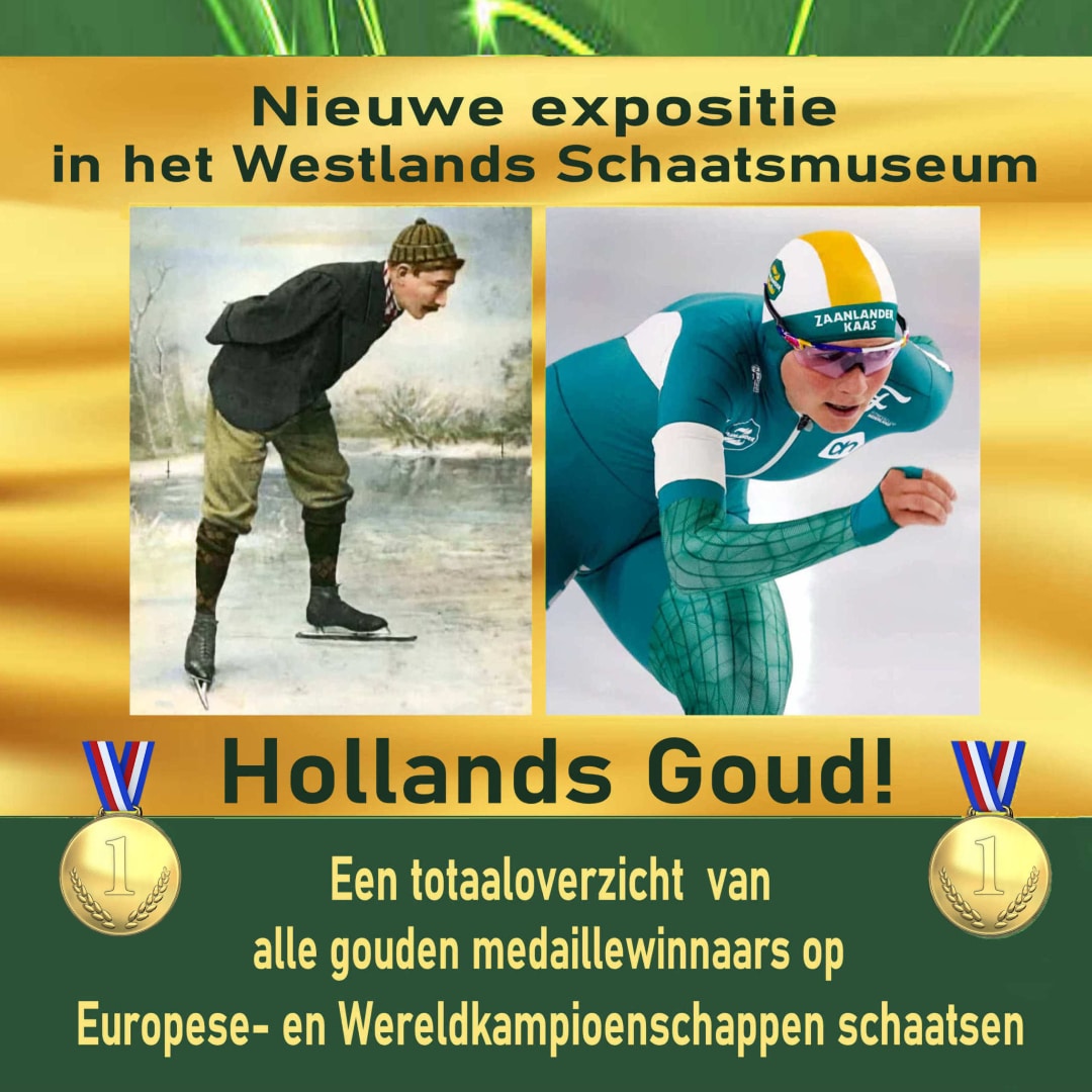 Westlands Schaatsmuseum hollands goud nieuwe expositie schaatsen gouden medaille